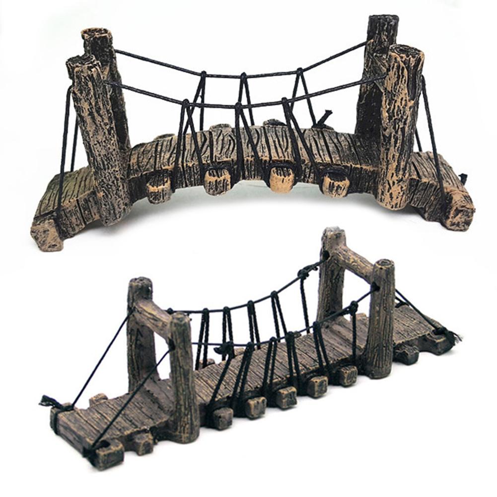 Small Suspension Bridge Fish Tank Scenery Pendant