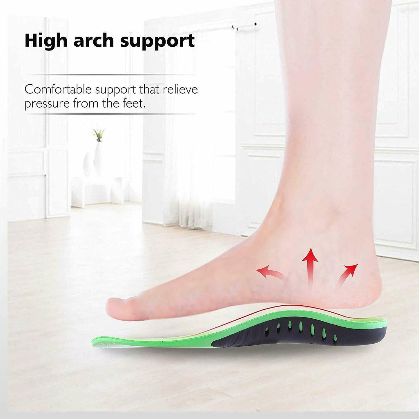 Orthotic Insoles for Flat Feet & High Arch Support