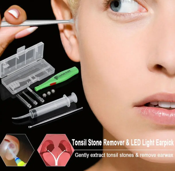 Ear Pick Set with Luminous Ear Pick and Syringe